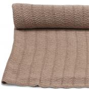 Couverture tricot pointelle konges - Sahara