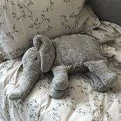 Warming pillow and soft toy senger Elephant Large - grey