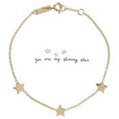 Bracelet Maman Shining star - or