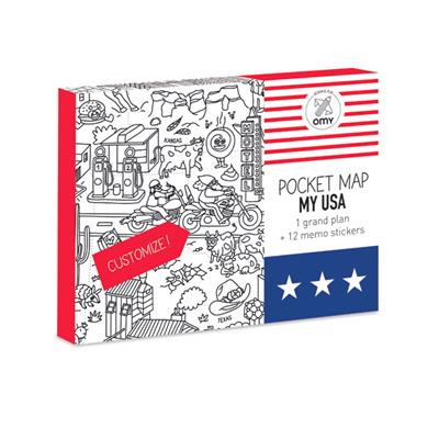 Grand plan de poche - My USA