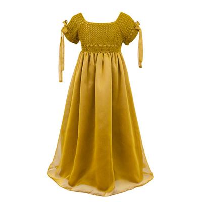 Robe Salome numero 74 - ocre / gold S024