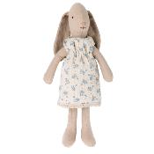 Vêtement Lapin Bunny maileg / Robe fleurs bleues - Taille 1