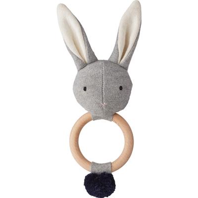 Hochet Aria - Lapin gris chiné