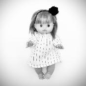 Poupée fille Minikane / Baby Doll Zoé - Pom Pom Black and White 