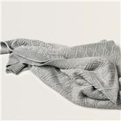 Couverture tricot Ollie - gray