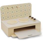 Coffret table de cuisson dinette et accessoires de cuisine en bois