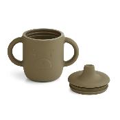 Tasse d'apprentissage à bec Ours - Mr Bear khaki