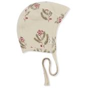 Bonnet naissance Helmet Coton Bio - Christmas Vintage Flower