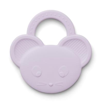 Anneau dentition silicone - souris light lavender