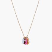 Collier Brooklyn taille adulte et enfant - fushia