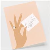 Carte de voeux Mariage - Congrats Ring