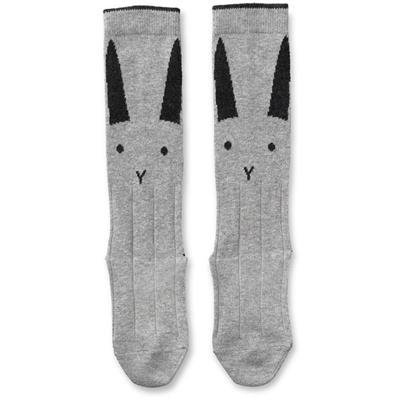 Chaussettes Sofia Lapins - gris chiné