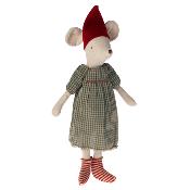 Grande souris maileg Noël Fille 2 - Medium