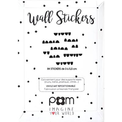 Stickers demi-cercles - noir