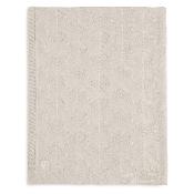 Couverture de berceau tricot bio Shell Knit Jollein - beige Nougat