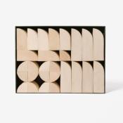 Jeu de construction en bois Cinqpoints - Archiblocks Bauhaus