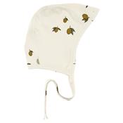 Bonnet naissance Helmet Coton Bio - citrons Lemon