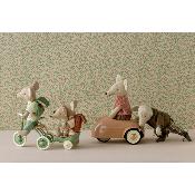 Coffret Abri et tricycle + chariot souris maileg - vert / green