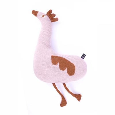 Peluche Fluffy Chicken - rose