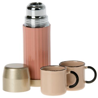 Thermos maileg et tasses de randonnée - soft coral rose