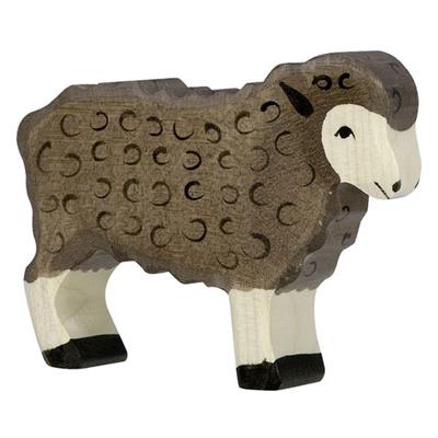 Figurine en bois - Mouton noir