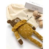 Coffret cadeau Naissance éveil - Ourson Main Sauvage et hochet Zakuw