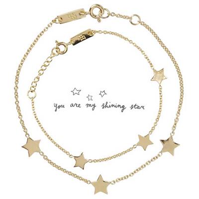 Coffret bracelets Shining star - or