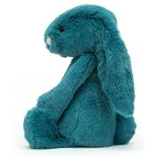 Peluche lapin Bashful jellycat S/M - mineral blue