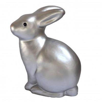 Lampe veilleuse enfant - lapin argent