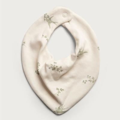 Bavoir Triangle Jersey Coton Bio - Swallows