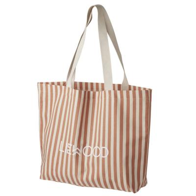 Grand Sac Tote Bag Big - rayures / stripes tuscany rose sandy