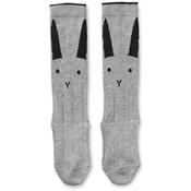 Chaussettes Sofia Lapins - gris chiné