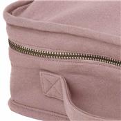 Valise coton bio numero 74 - rose fané / dusty pink S007