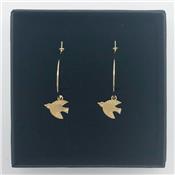 Donna Wilson x Titlee - Boucles d'oreilles créoles Bird