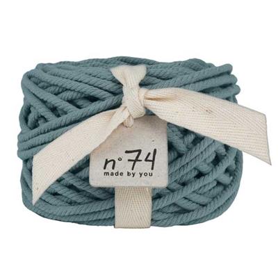 Corde coton macramé Rope 60 - bleu gris