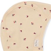 Bonnet naissance Helmet Coton Bio - Bloom Red/Blue