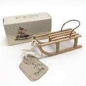 Coffret Père Noël, Luge et pochette cadeau maileg