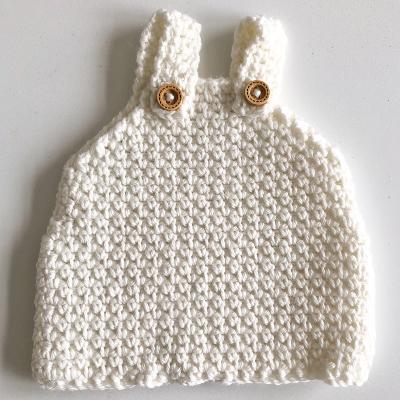 Combinaison crochet Poupée Gordi minikane - blanc écru