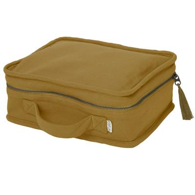 Valise coton bio numero 74 - ocre / gold S024