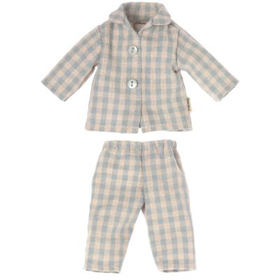 Vêtements Lapin Rabbit maileg / Pyjama carreaux - Taille 2 (mini+)