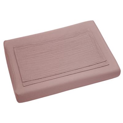 Housse matelas à langer numero 74 FIT - rose fané / dusty pink S007