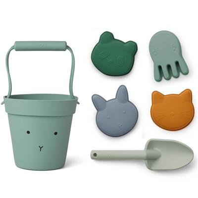 Seau et accessoires Plage - Lapin peppermint mix