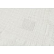 Couverture Lange mousseline Fringe 70 x 100 cm - Ivory