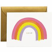 Carte message - Smile Arc en ciel