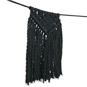 Guirlande tissée Macramé - anthracite