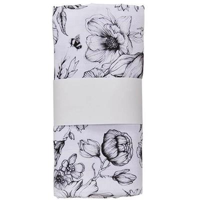 Couverture Lange Fleurs mies and co - Bumble Love