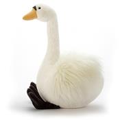 Peluche cygne Solange - blanc