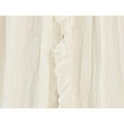 Ciel de lit vintage 245 cm avec volants Jollein - Blanc Ivory