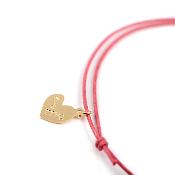 Titlee x Mathilde Cabanas - Bracelet lien ajustable bisou