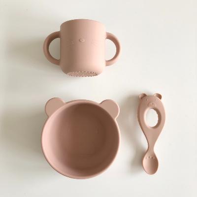 Coffret cadeau Repas bébé - Rose blush